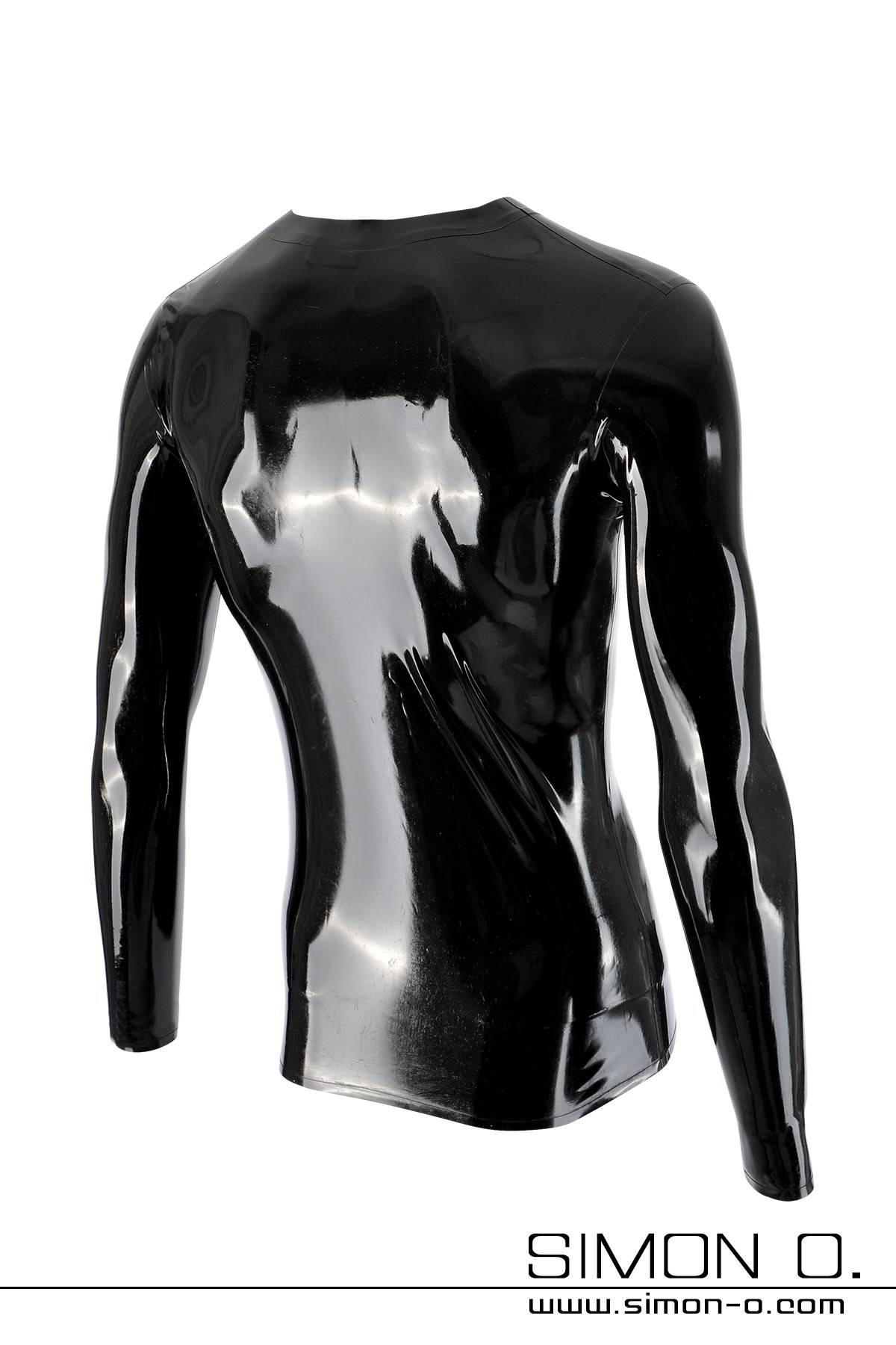 Langarm Latex Shirt mit Logo