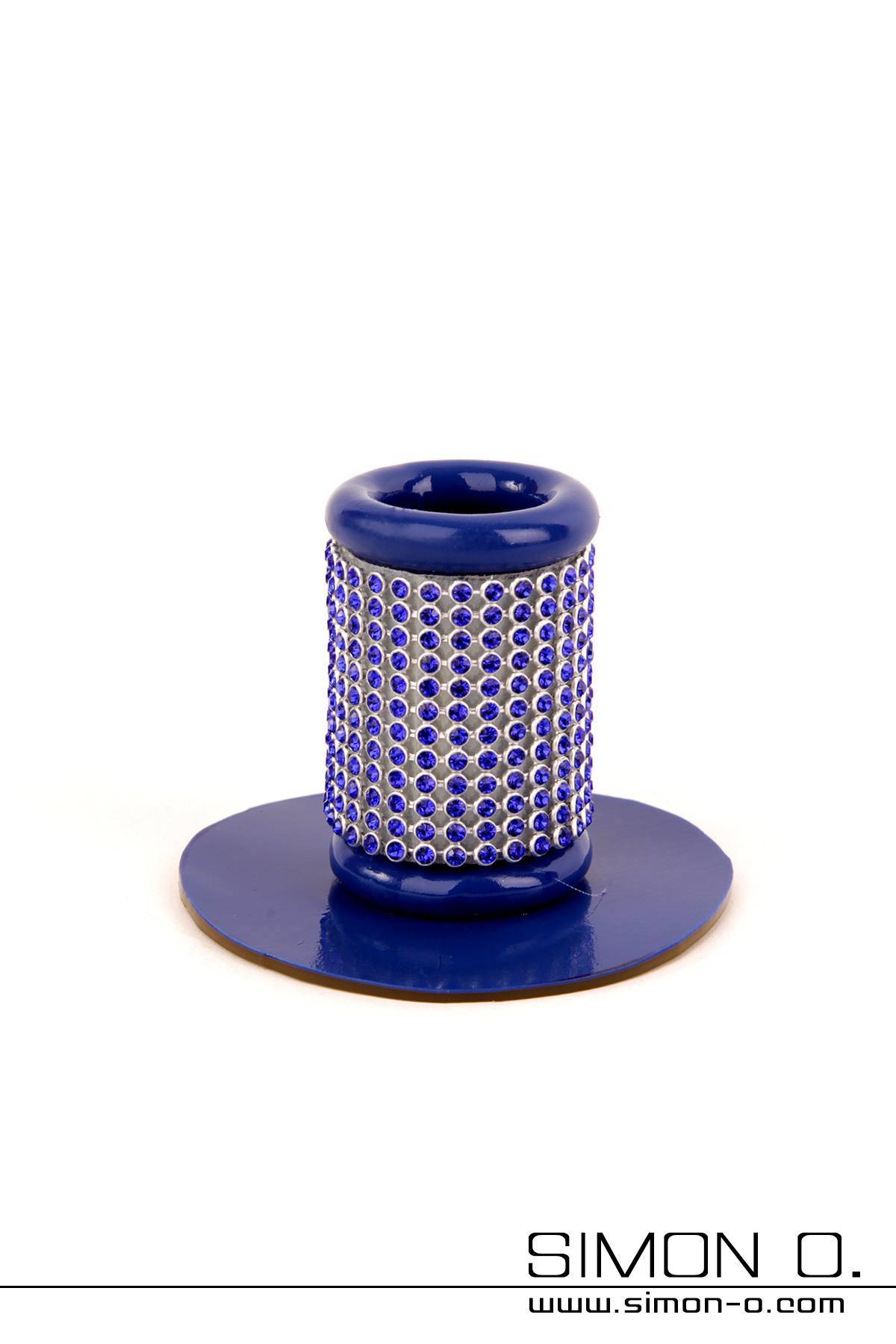 Plain tube with rhinestones - holder for hairpieces