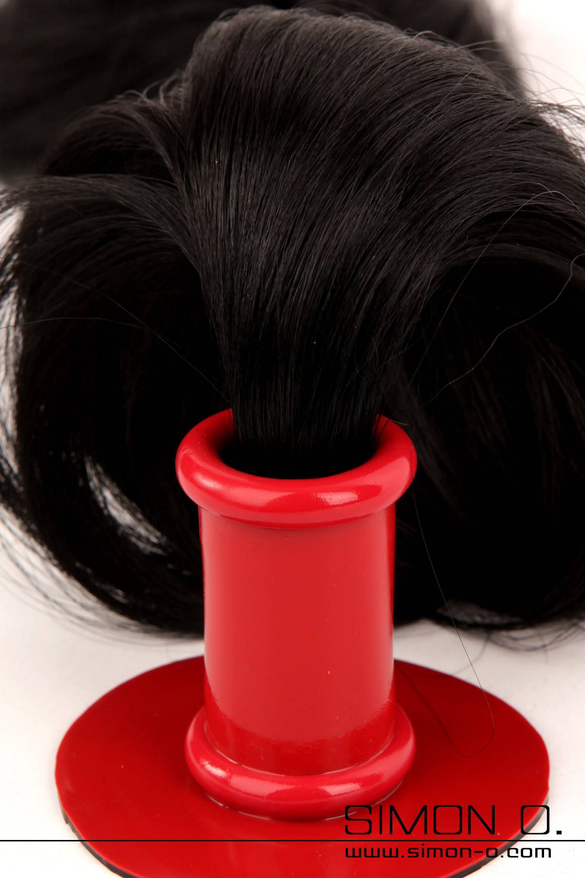 Plain tube - holder for hairpieces