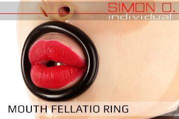 mouth with fellatio ring