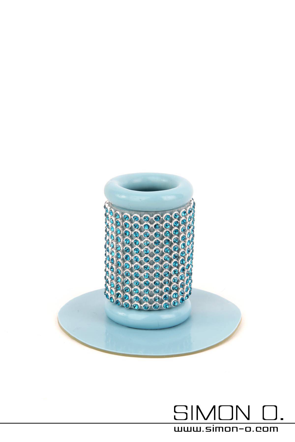 Plain tube with rhinestones - holder for hairpieces