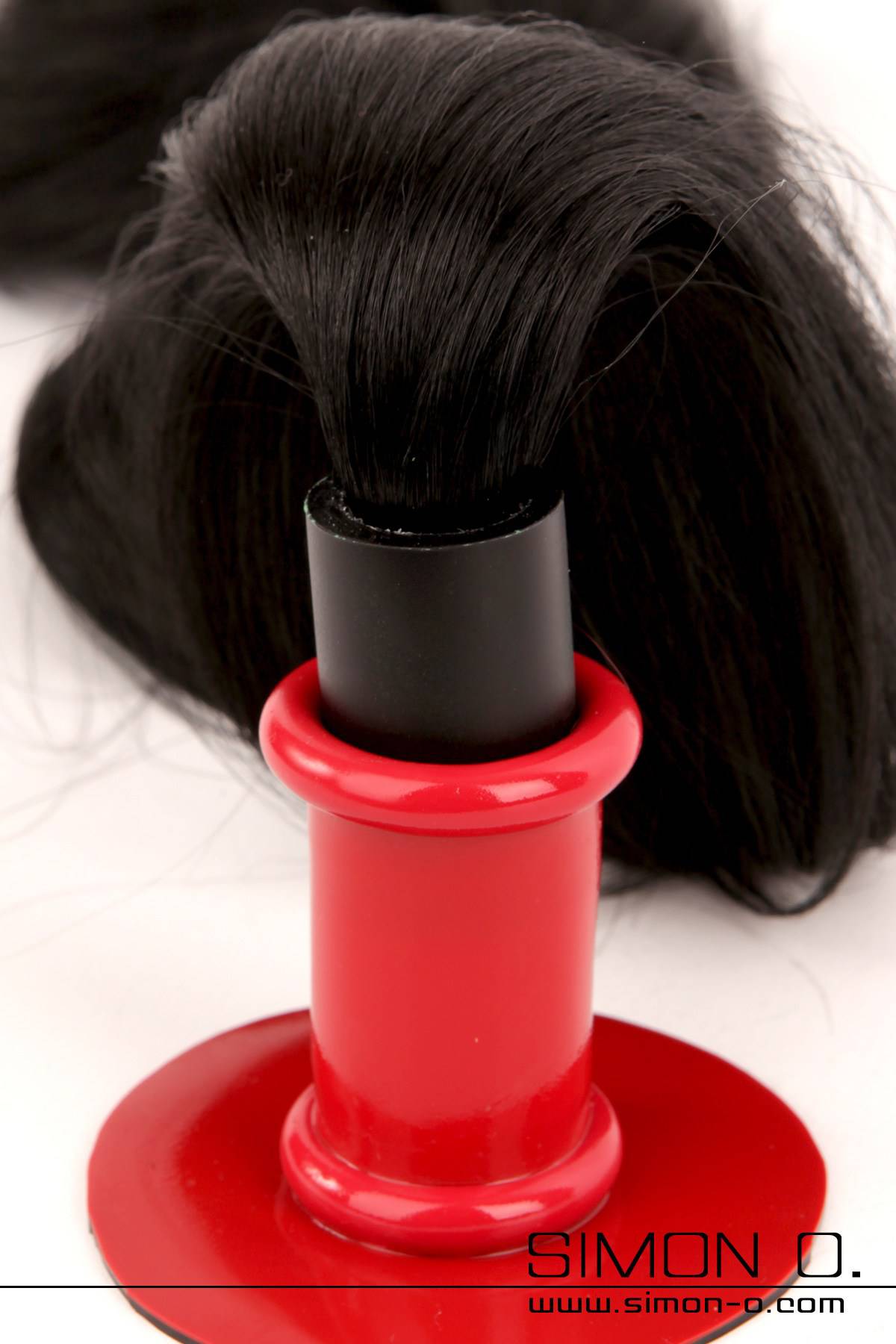 Plain tube - holder for hairpieces