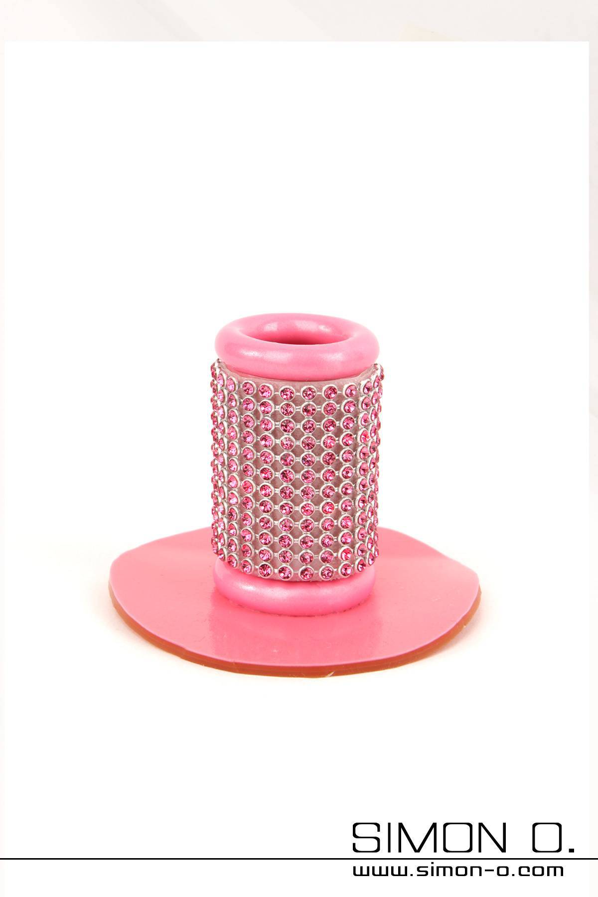 Plain tube with rhinestones - holder for hairpieces