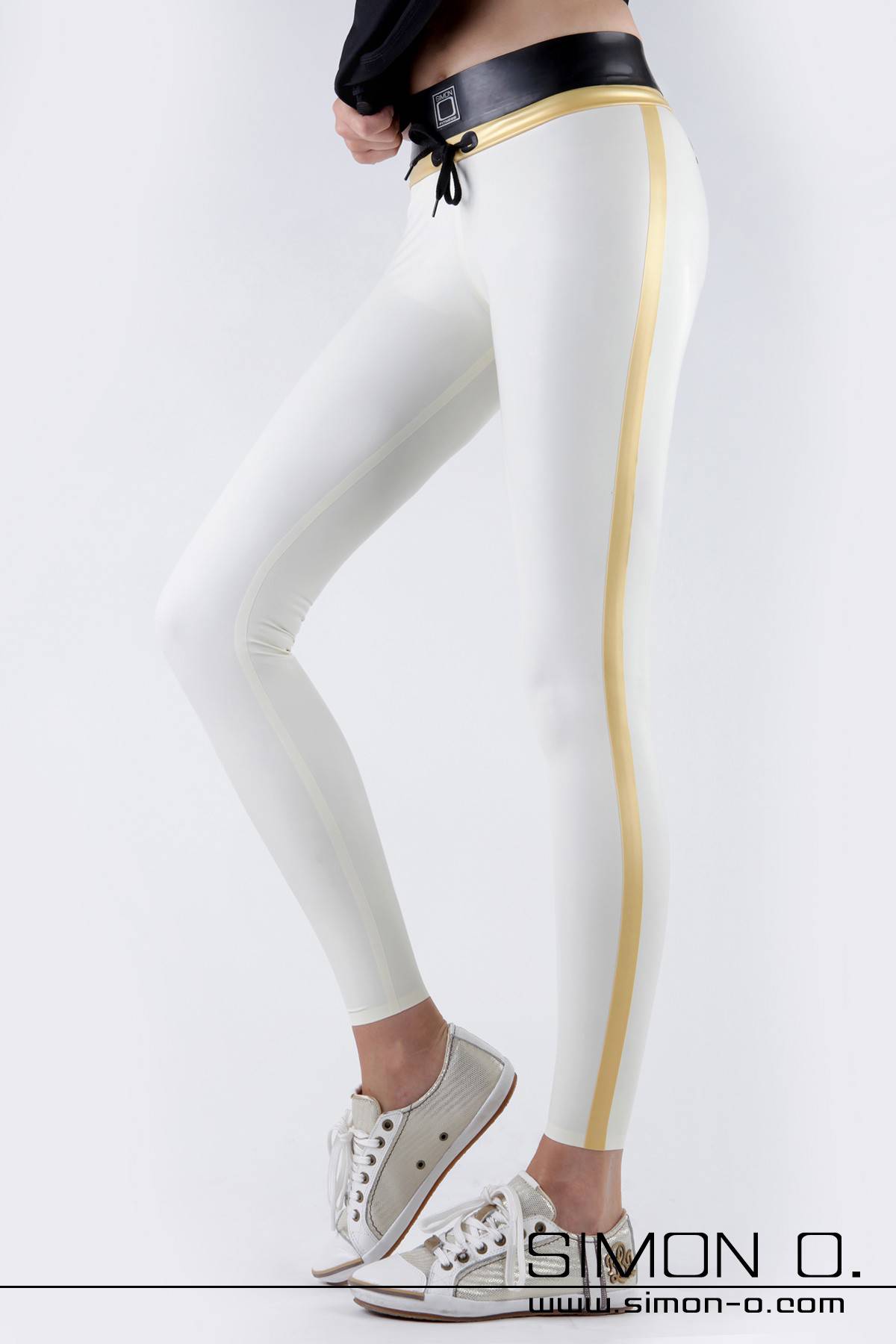 Sportliche Latex Leggings - SIMON O.