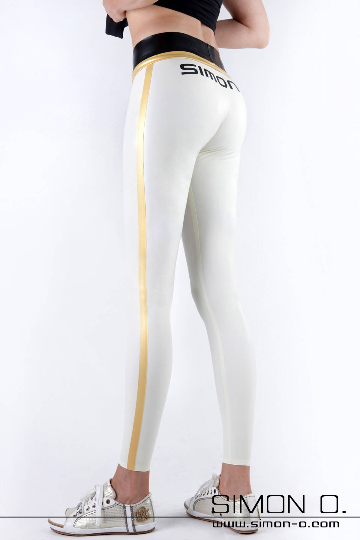 Sportliche Latex Leggings - SIMON O.