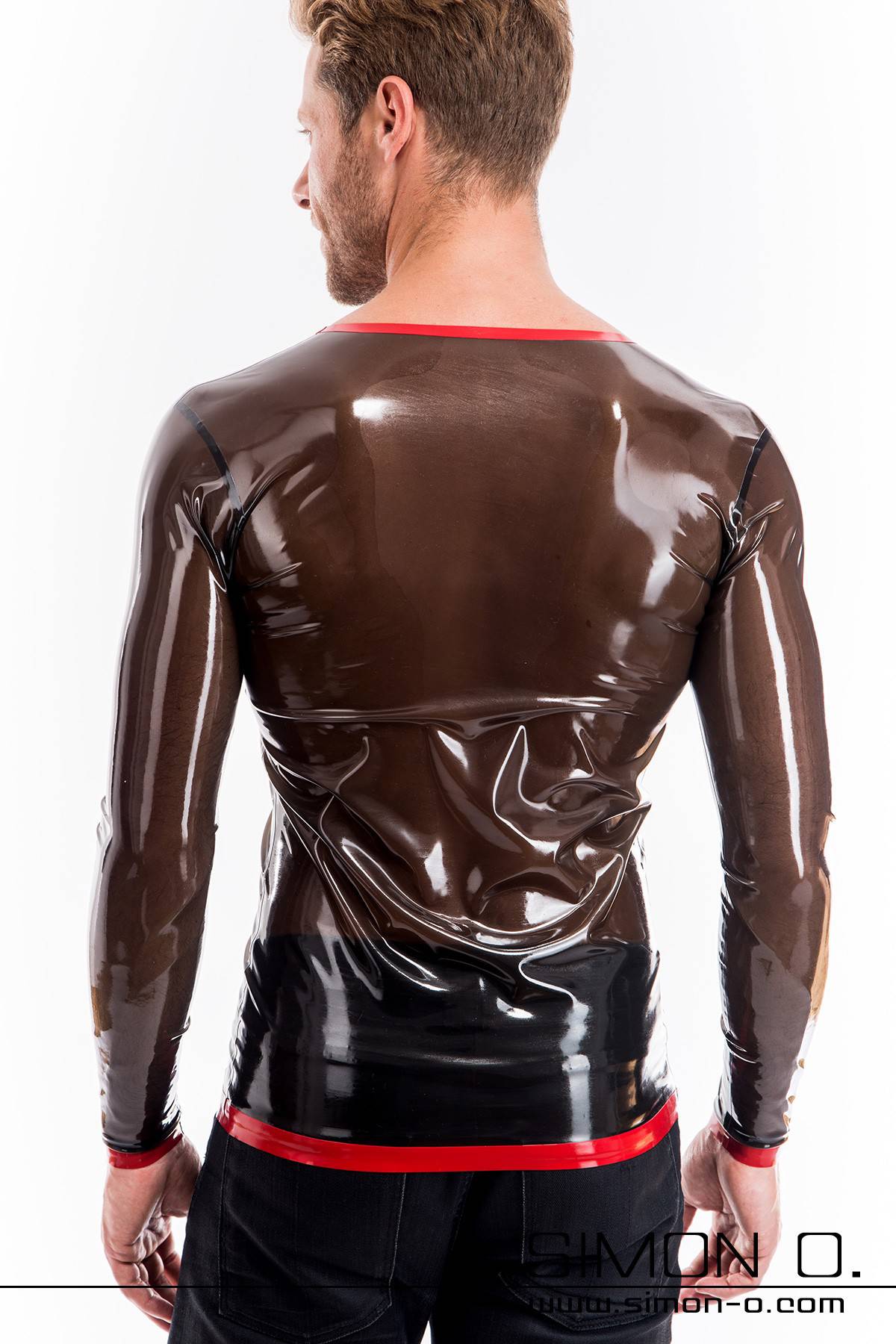 Rubber Shirt with Round Neckline