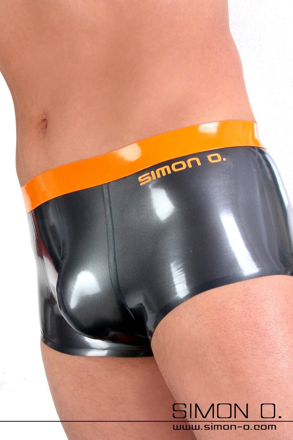 Shiny latex underpants for men - skin-tight cuddly