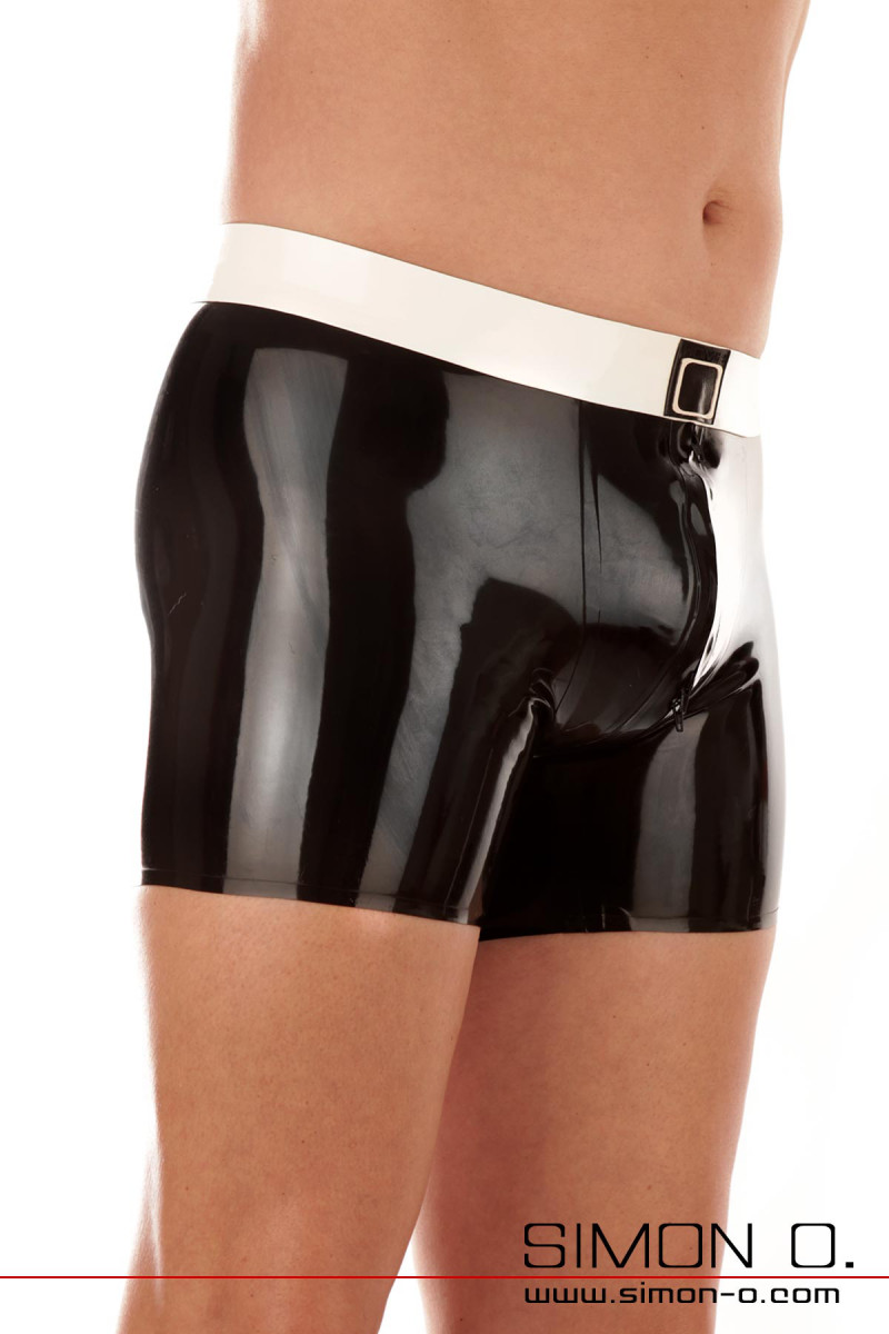 Men´s latex shorts from SIMON O. - for everyday latex feeling